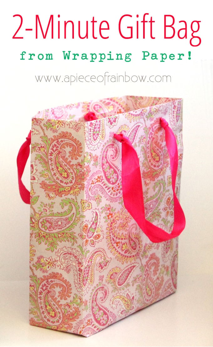Fastest & Easiest Way To Make Gift Bags from Any Paper